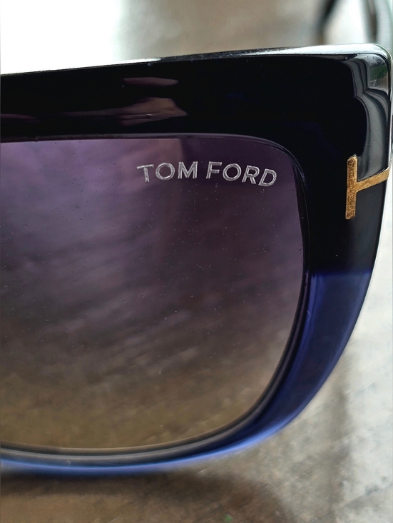 ☀️ Tom Ford Irina FT390 Turquoise Acetate Frame Gradient Sunglasses main image 15